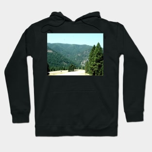 Highway though Montana's Hills and Mounds Hoodie